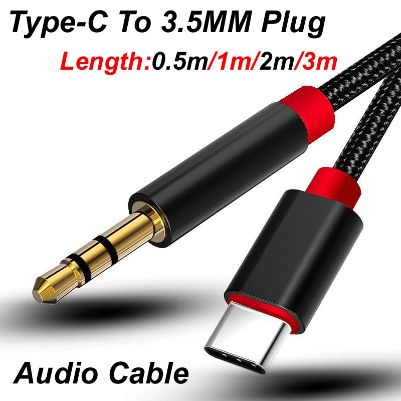 0.5m/1m/2m/3m Type-C USB-C To  - огляд і ціна Cable Extension 3.5